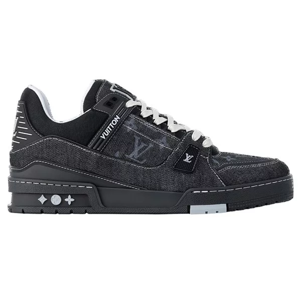 Louis Vuitton LV Trainer Sneaker  Denim Black & White