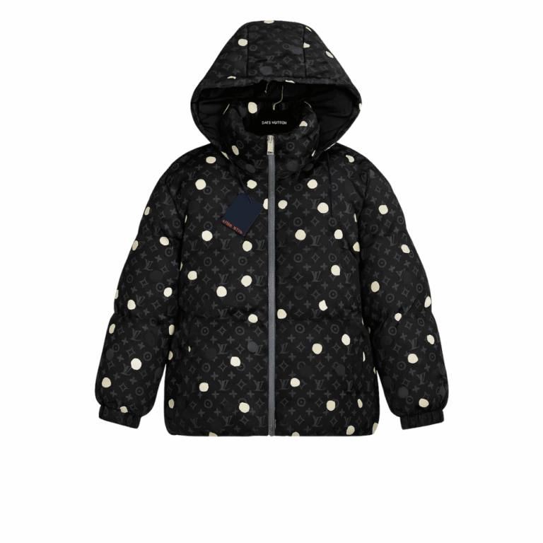 Louis Vuitton Monogram Polka Dot Puffer Jacket