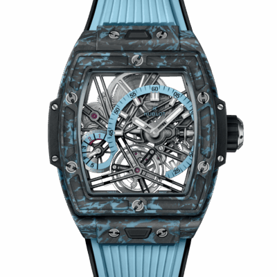 Hublot, Spirit of Big Bang Tourbillon Carbon Sky Blue 42mm, Limited Edition, Ref# 645.QL.5117.RX