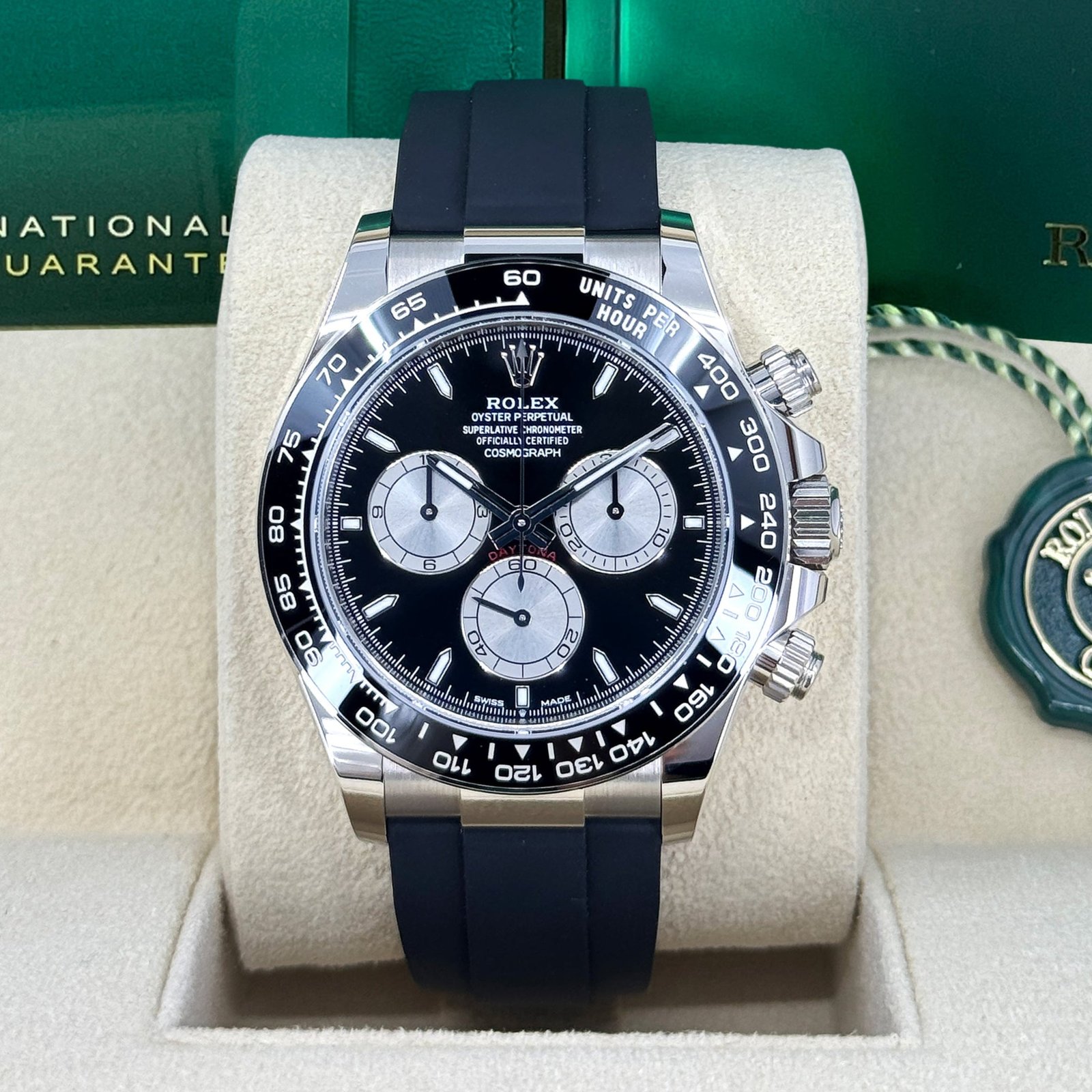 Rolex Cosmograph Daytona 40mm, 18k White Gold, Ref# 126519ln-0002