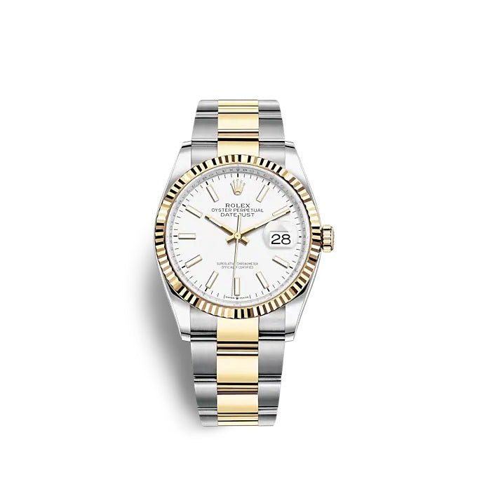 Rolex Datejust 36 Oystersteel and yellow gold Ref# 126233-0020