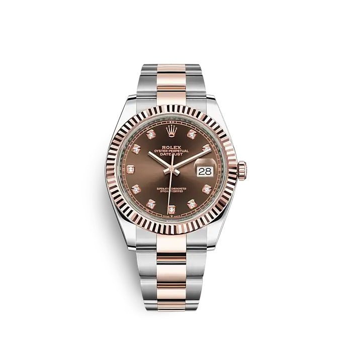 Rolex Datejust 41 Oystersteel and Everose gold Ref# 126331-0003