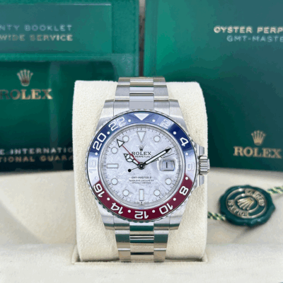Rolex GMT-Master II 18 ct white gold Ref# 126719BLRO-0002