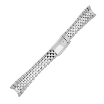 Silver Stainless Steel Watch Bracele Jubilee