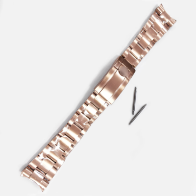 Rose Gold Steel Watch Bracelet Oyster